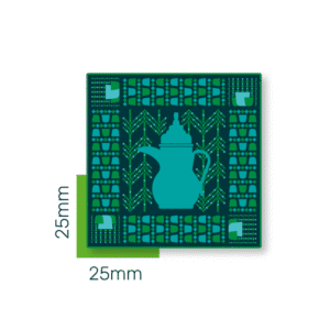 ملصق معدني عِزّنا بكرمنا