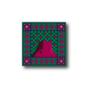 ملصق معدني عِزنّا بطموحنا